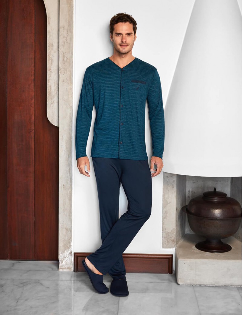 NTM017 NAUTICA E PİJAMA TAKIMI NTM017 NAUTICA E PİJAMA TAKIMI